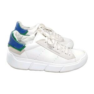 Costume National Leather Low Top Sneakers Men's Size EU 43 / US 10 Retail $415